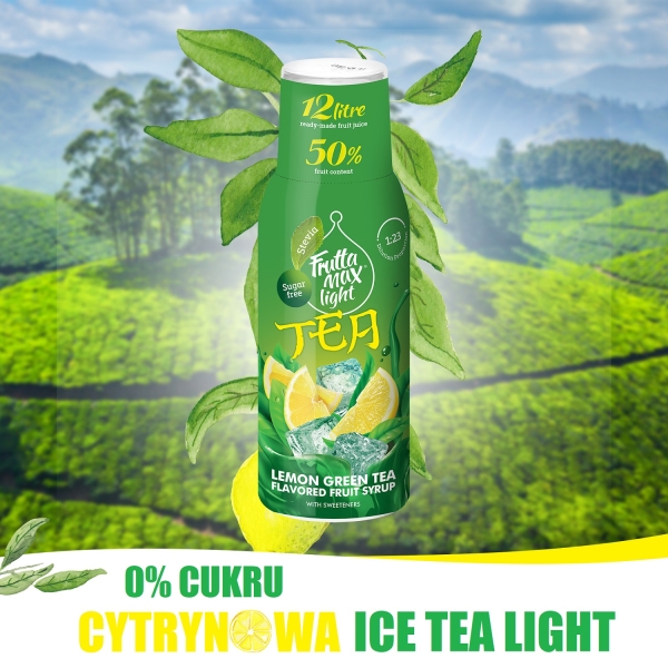 Syrop FruttaMax ICE TEA CYTRYNOWA Light 500 ml na 12 litrów